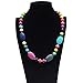Sensory Chew Necklace for Boys Girls Adults, Silicone Chewy Jewelry for ADHD Autism or Special Needs, Fidget Teether Toys Reduce Babies Chewing Biting Teething