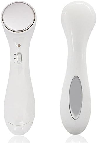 Electronic Iontophoresis Apparatus Face Massager Facial Ion Beauty Instrument Skin Care Facial Cleaner with Button Battery