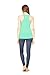 Pi Beta Phi Sorority | Licensed Greek Flowy Ladies' Racerback Mint Tank Top