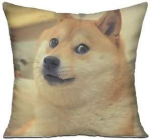 TsuiTsui Doge Throw Pillow Case Cushion Covers 18X18 Inch