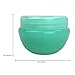 Beauticom 12 Pieces 10G/10ML Green Frosted Container Jars with Inner Liner for Pills, Medication, Ointments and Other Beauty and Health Aids - BPA Free
