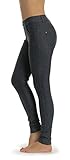 Prolific Health Women's Jean Look Jeggings Tights Yoga Many Colors Spandex Leggings Pants S-XXL (Medium, Grey)
