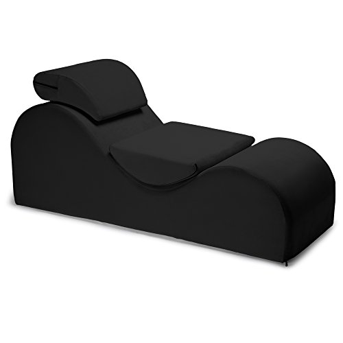 Liberator Esse Sensual Lounge Chair, Black Velvish