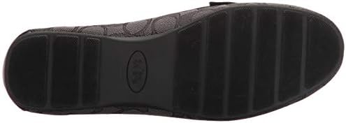 coach womens olive sand printed snake closed toe loafers