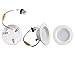 LED Recessed Retrofit Downlight 4 Inch, 9W LED Can Light Bulb, Baffle Trim, Home Use 600lm 5000K Daylight CRI90 Ceiling Can Light Bulb Replacement, Dimmable, ETL, Damp Rated, 4 Pack