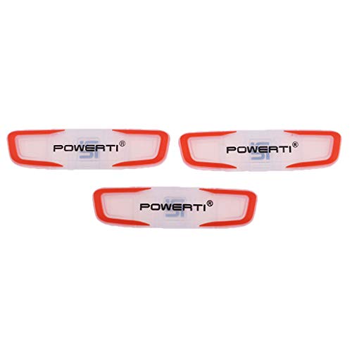 image for Prettyia 3 Pack of Premium Silicone Tennis Racquet Vibration Dampener 