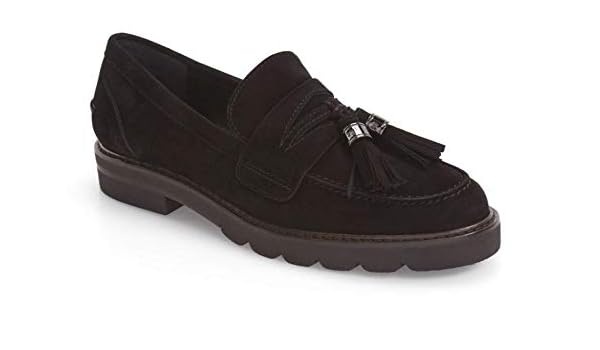 stuart weitzman manila loafer black