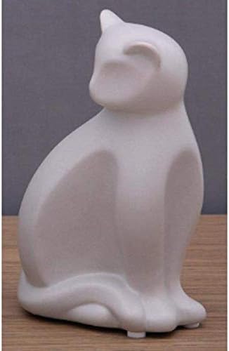 Hand Crafted Ceramic Cat - Beige