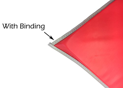 KinderMat Basic Rest Mat, 5/8 Inch Thick, Gray Binding with Pillow, Red/Blue Color Combination