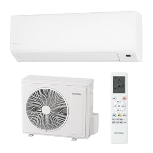 アイリスオーヤマ ルームエアコン 6畳 セパレートエアコン おやすみタイマー 内部洗浄機能 2.2kW IPF-2202S-W ホワイト