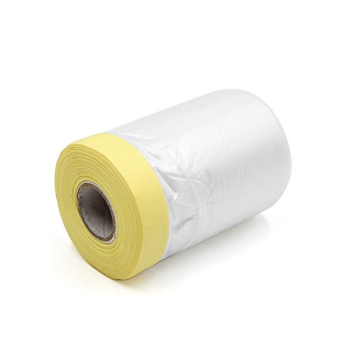 uxcell Pre-Taped Masking Film Tape for Car Decoration Auto Paint Protection 300 x 55cm