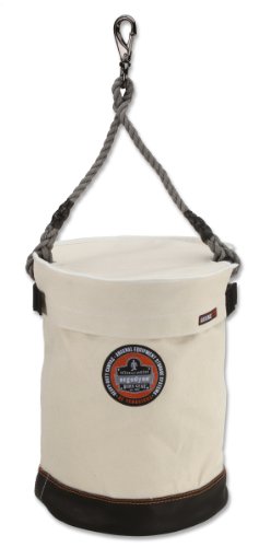 Ergodyne Arsenal 5740T Leather Bottom Tool Bucket With Cover 125"D 17"H