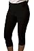 Undercover Waterwear Women’s High Waisted Swim Leggings- Athletic Capri Pants- UPF 50+ Cover Up Swim Tights- Plus M Black