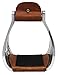 Challenger Tack Horse Saddle Aluminium Western Riding SS Stirrups Leather Tread 51146thumb 2