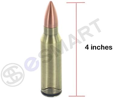 eSc Durable Quality Novelty Cool Gun Bullet Butane Refillable Metal Bullet Lighter (12)