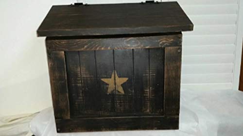 Primitive Country Wood Counter Top Potato/Onion Storage Bid Food Safe - Thumbnail 6