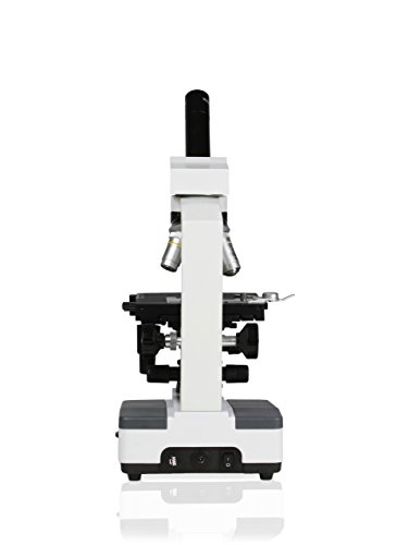Parco Scientific Monocular Compound Microscope, 40x-1000x Magnification, LED, Mechanical Stage, Rechargeable Battery, Microscope Book, 100 Prepared Slides Variety Set, Package ($10 Value) - Thumbnail 3