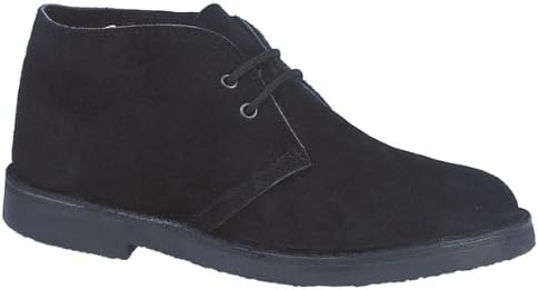 black suede desert shoes