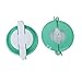 CJESLNA 4 Size Pompom Maker Fluff Ball Bobble Weaver Needle Craft Knitting Wool Tool Kit DIY