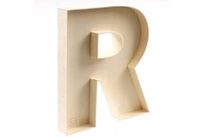 NC Plywood Wooden Letter R
