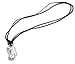 exoticdream Elder Futhark Rune Runic Magic Charm Talisman Amulet Viking Norse Pewter Pendant + Adjustable Cord (Wealth (Fehu))