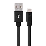 yellowknife [Apple MFI Certified] Lightning to USB Cable Sync Charger Data Cable Cord Data 3.3ft / 1m Lightning to USB Sync Charger Data Cable Cord Data for iPhone 6, iPhone 6 plus, iPhone 5 5S 5C,iPad (Air/4th generation),iPad mini,iPod (7th generation),iPod touch (5th generation)&iPod nano(7th generation) (black)