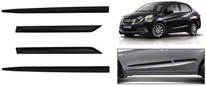 Sitwell Original OE Type Side Beading Side Moulding for Honda Amaze 2018 Black (Set of 4 Pcs)