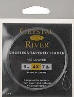 Crystal River Knotless Tapered Leader (4X 7LB/9-Feet)