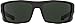Spy Optic Unisex Dirk Polarized Shiny Black/Grey Polarized Lens