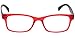 SOOLALA Womens 3-Pack Lightweight Semi-transprant Two-tone Colors Reading Glasses