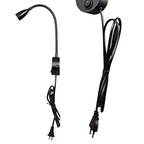 Wandleeslamp set van 2 zwanenhals lamp, LED leeslamp wandspot, leeslamp wandlamp incl. schakelaar, nachtverlichting… - Afbeelding 4