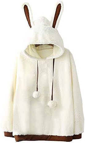 Cats Hoody Linqi1164 Women Long Sleeve Lovely Animals Print Pockets Shirts with Kangaroo Pockets Sweatshirt Hoodie Jumper Tops Blouse for Teens Girls