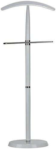 Cortesi Home White Lacquer Wood Wessex Suit Valet Stand (1)