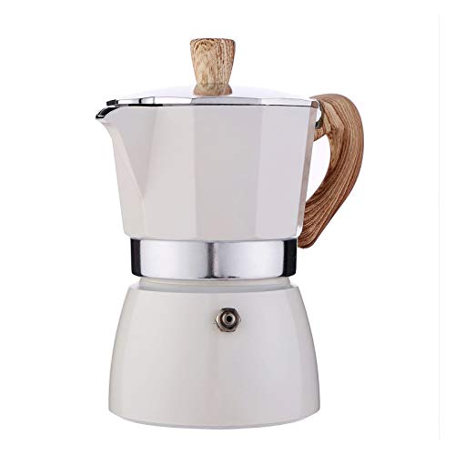 POHOVE Espressokocher, 150 ml/300 ml, für Herd, Espressokocher, Mokkakanne, Aluminium-Kaffeemaschine, italienische…
