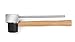 Coconut Opener Set by Hamilton Coconut - Trimmed Coconut Opener - Food Safe Stainless Steel - Black Rubber Mallet with Wooden Handle - Strong Durable and Long-Lasting.