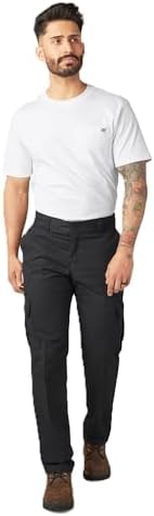 Dickies Pantalone Cargo Uomo Regular Fit Elasticizzato – Grigio Carbonio – Pratico E Resistente