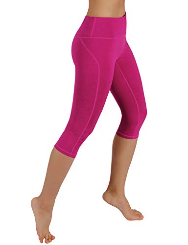 image for ODODOS Power Flex Yoga Capris Tummy Control Workout Non See-Through Pa