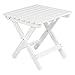 Shine Company 4109WT Adirondack Square Folding Table, White