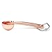 Measuring Spoons Copper - Separate Ring Bonus - Set of 6 for Dry and Liquid Ingredients - Stainless Steel Never Rust - Perfect for Baking, Cooking, Brewing, Godmorn