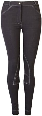 Goldstar Equestrian Ladies Knitted Denim Jodhpur Riding Trouser