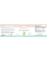 Alani Nu - Polvo de preentrenamiento con café, L-Theanine y Beta Alanina, citrus Dew, 30 servir