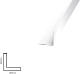 Virtual Plastics Plastic Corner Trim 20mm x 20mm 1m Black PVC view 2