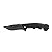 BearCraft Folding Knife in Matt Black Inclusive *Free eBook* | Outdoor Survival Pocket Knife | Small one-Hand Knife with Stainless Steel Blade and Aluminum Handle| Perfect for Work Hiking Camping