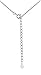 GlitterLounge Solitaire .925 Sterling Silver Pendant Necklace 8mm Cubic Zirconia Created Diamond Round Bezel Set Adjustable Cable Link Chain 16