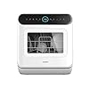 COMFEE-Mini-Plus-Dishwasher-TD305-W-Compact-Table-Top-Dishwasher-with-3-Place-Settings-7-Programmes-Touch-Control-LED-Display-Delay-Start-and-Off-peak-Wash-Function-White COMFEE' Mini Plus Dishwasher TD305-W Compact Table Top Dishwasher with 3 Place Settings, 7 Programmes, Touch Control…