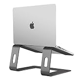 Orionstar Laptop Stand Portable Aluminum Laptop Riser Compatible with Apple Mac MacBook Air Pro 10 to 15.6 Inch Notebook Computer, Detachable Ergonomic Elevator Holder, Space Grey
