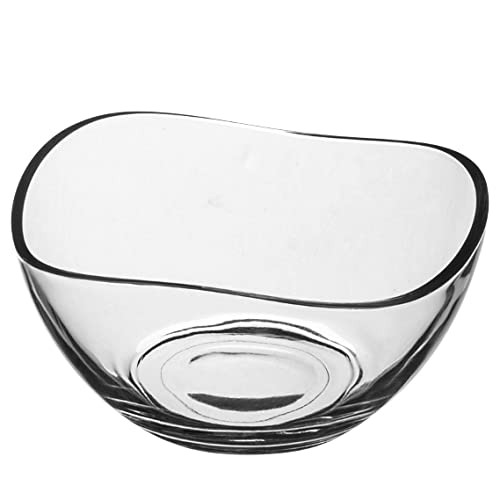 Vikko Glass Bowls, Set of 6 Decorative Glass Dessert Bowls, 7 Ounce