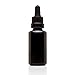 Infinity Jars 30 ML (1 Fl oz) Ultraviolet Black Glass Tincture Bottle & Dropper Leak‑Proof Travel Vial for Essential Oils, Serums, Micro-Doses, Herbal Extracts