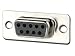 Pc Accessories-Db9 Female D-Sub Solder Type Connector, 10 Pack