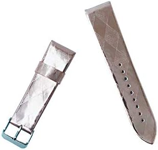 Replacement Band Compatible with iWatch 38mm 40mm PU Leather Strap Wrist Compatible for Apple Watch Series 3 Series 2 Series 1 Sport Edition Nike+ (Rose Gold, 38mm/40mm)